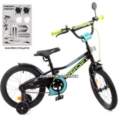 Купить Велосипед детский PROF1 16д. Y16224-1, Prime, черный матовый