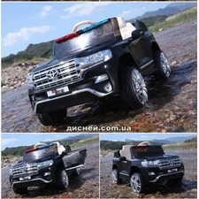 Детский электромобиль T-7846 EVA BLACK Toyota, мягкие колеса фото 41