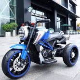 Детский мотоцикл T-7236 EVA BLUE, мягкие колеса