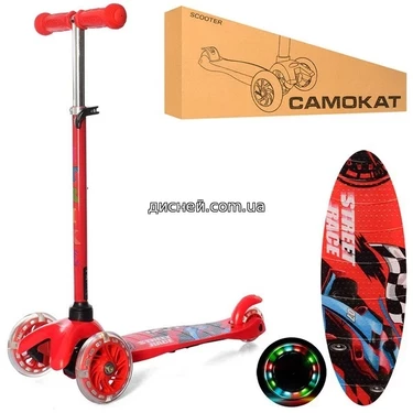 Детский самокат BB 3-040-R, MINI, красный