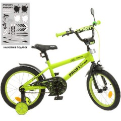 Велосипед детский 16д. Y1671-1 Dino, салатово-черный матовый