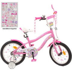 Детский велосипед PROF1 18д. Y18241, Unicorn, розовый