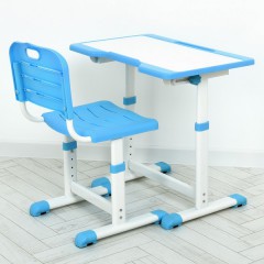 Купить Детская парта A60-4, со стульчиком, синяя