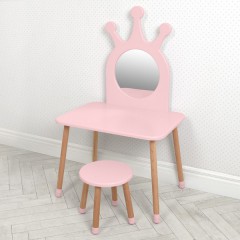 Купить Детское трюмо 03-01PINK со стульчиком, розовое