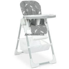 Стульчик для кормления M 4507 Fluffy Gray, серый