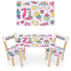 Купить Детский столик 501-133 со стульчиками, сладости