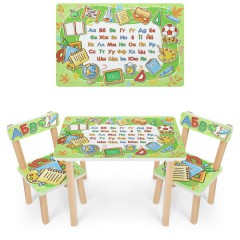 Купить Детский столик 501-134(UA) со стульчиками, школа