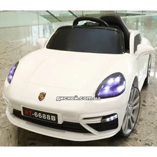 Детский электромобиль T-7660 EVA WHITE Porsche, белый фото 14
