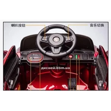 Детский электромобиль T-7660 EVA RED Porsche, красный фото 41