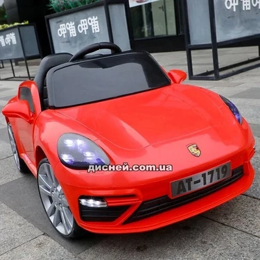 Детский электромобиль T-7660 EVA RED Porsche, красный