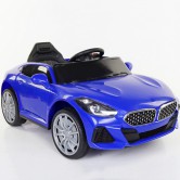 Детский электромобиль T-7661 EVA BLUE, BMW, мягкие колеса