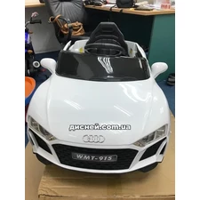 Детский электромобиль T-7662 EVA WHITE Audi, мягкие колеса фото 14
