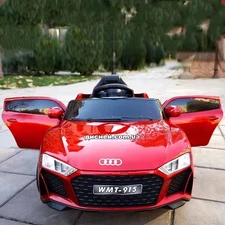 Детский электромобиль T-7662 EVA WHITE Audi, мягкие колеса фото 41