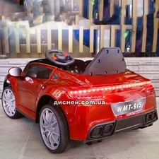 Детский электромобиль T-7662 EVA RED Audi, мягкие колеса фото 14