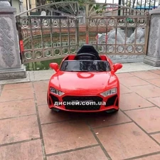Детский электромобиль T-7662 EVA RED Audi, мягкие колеса купить