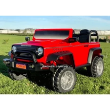Детский электромобиль CH938 красный, Jeep, двухместный фото 37