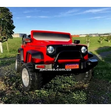 Детский электромобиль CH938 красный, Jeep, двухместный фото 41