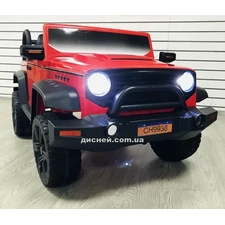 Детский электромобиль CH938 красный, Jeep, двухместный фото 54