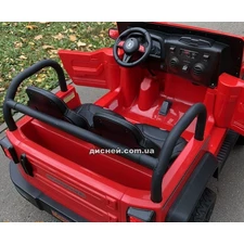 Детский электромобиль CH938 красный, Jeep, двухместный фото 71