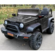 Детский электромобиль CH938C черный Jeep, двухместный купить