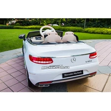 Детский электромобиль ZB188 белый, Mercedes-Maybach S650 Cabriolet фото 14