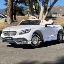 Детский электромобиль ZB188 белый, Mercedes-Maybach S650 Cabriolet купить