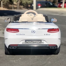 Детский электромобиль ZB188 белый, Mercedes-Maybach S650 Cabriolet фото 41