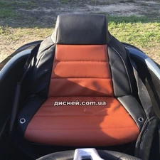 Детский электромобиль Mercedes Benz SL63 AMG черный, мягкое сиденье фото 86