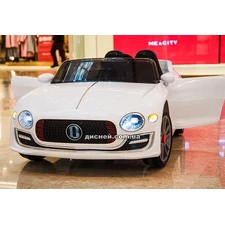 Детский электромобиль 8866 Bentley белый, мягкие колеса фото 41