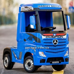 Купить Детский электромобиль Mercedes Benz ACTROS HL358 синий, 4 мотора