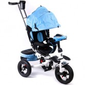 Велосипед трехколесный Baby Trike 6595Г, с ключом, голубой