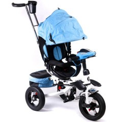 Купить Велосипед трехколесный Baby Trike 6595Г, с ключом, голубой