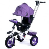 Велосипед трехколесный Baby Trike 6595Ф, с ключом, фиолетовый
