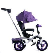 Велосипед трехколесный Baby Trike 6595Ф, с ключом, фиолетовый фото 14