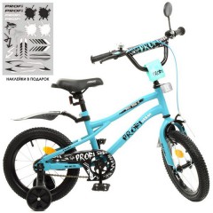 Купить Велосипед детский PROF1 14д. Y14253-1, Urban, бирюзовый матовый