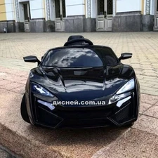 Детский электромобиль T-7623 EVA BLACK, мягкие колеса, черный фото 14