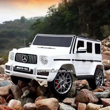 Детский электромобиль T-7849 EVA WHITE, Mercedes, мягкие колеса фото 14