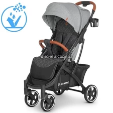 Коляска детская ME 1090L LOONA Gray, серая фото 2