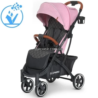 Детская коляска ME 1090L LOONA Pink, розовая