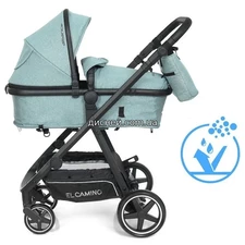 Коляска детская ME 1069 ALLIANCE Denim Ash Blue, 2 в 1, голубая