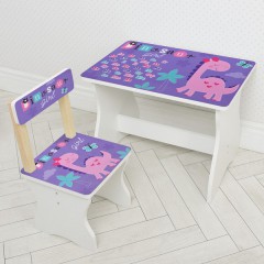 Купить Детский столик 504-104(UA), со стульчиком, динозавр