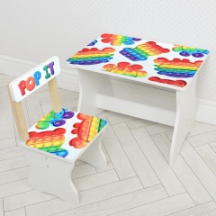 Купить Детский столик 504-128, со стульчиком, цвета