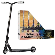 Детский самокат SR 2-068-5-WP4 трюковый, черный с белым