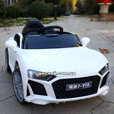 Детский электромобиль M 4614 EBLR-1, Audi, кожаное сиденье фото 14