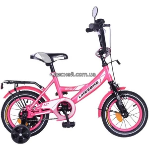 Велосипед детский 12'' 211205 Like2bike Sky, розовый