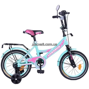 Велосипед детский 14'' 211402, Like2bike Sky, бирюзовый