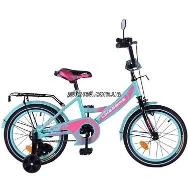 Велосипед детский 16'' 211601, Like2bike Sky, бирюзовый