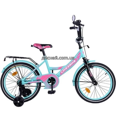 Детский велосипед 18'' 211803 Like2bike Sky, бирюзовый
