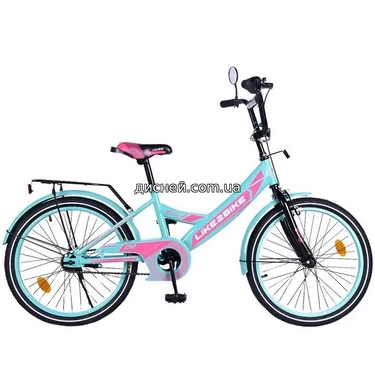 Велосипед детский 20'' 212003 Like2bike Sky, бирюзовый