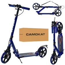 Самокат SR 2-018-10-BL для взрослых, складной
